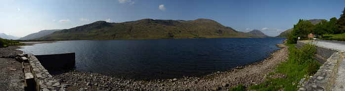 Bild: Kurz nach der Kylemore Abbey ist ein See der uns schon immer fotografisch interessiert hat